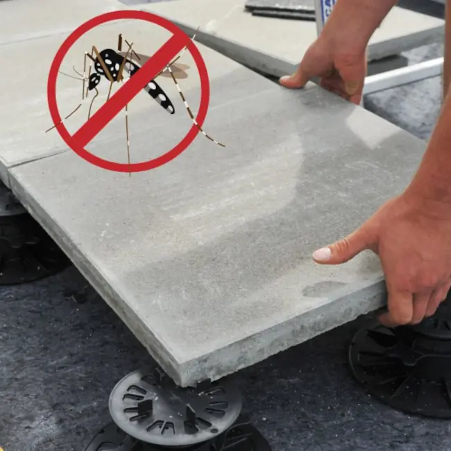 Solution contre les moustiques pour les terrasses sur plots